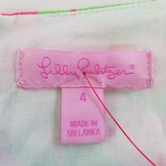 ***See New Listing***Lily Pulitzer Womens Macfarlane Shift Dress Size 4 Rn#88189 - Picture 5 of 6